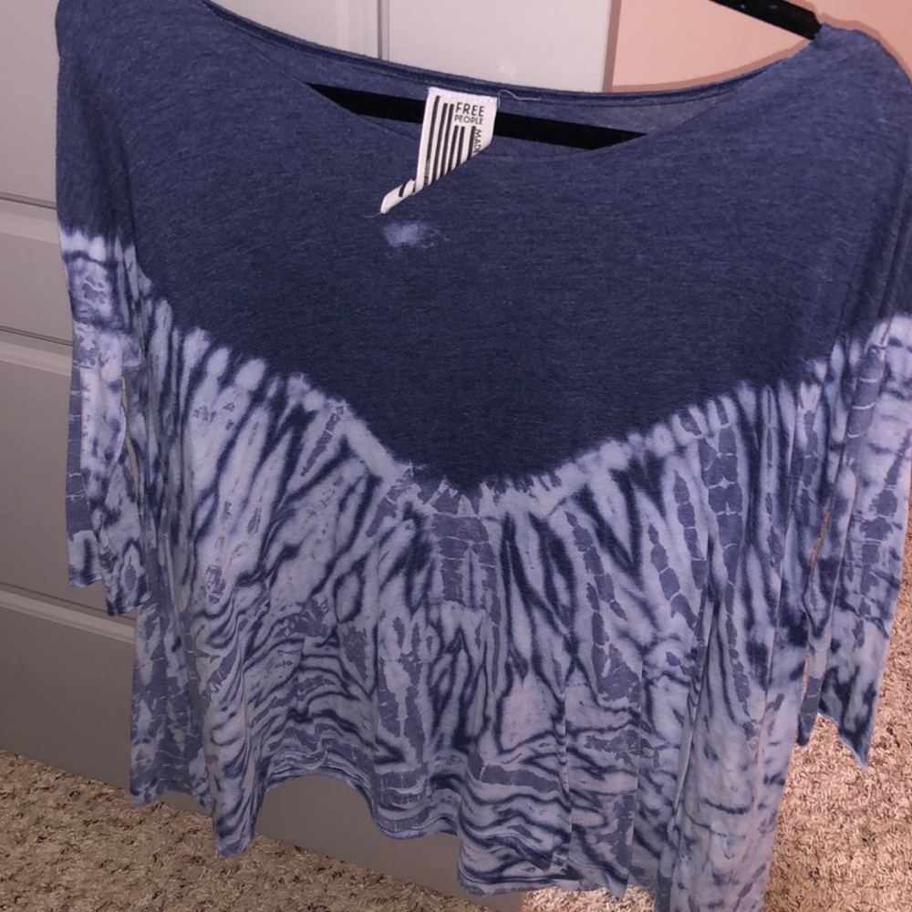 Free people 3/4 sleeve top